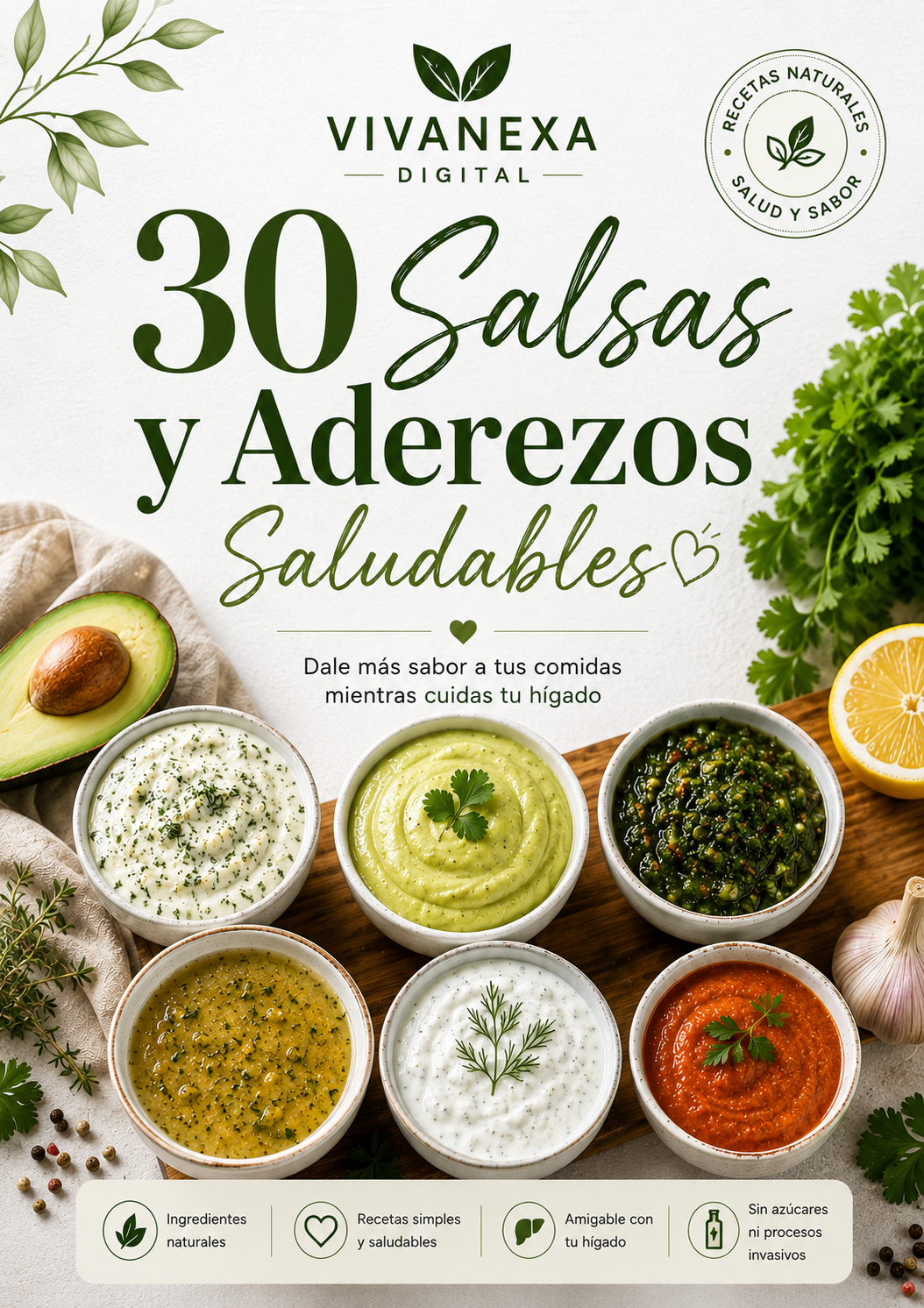 30 salsas y aderezos — portada