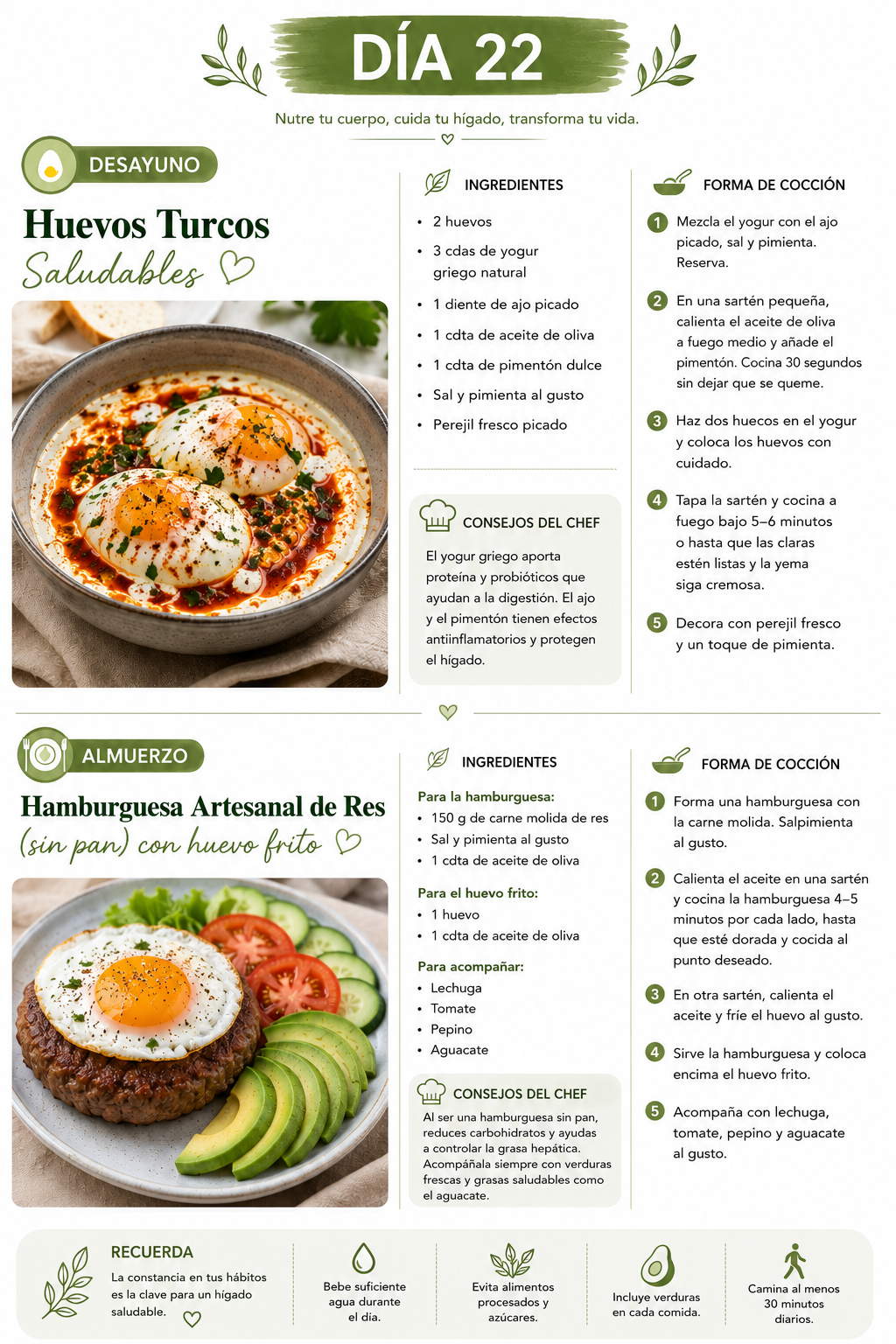 Recetas · Día 22